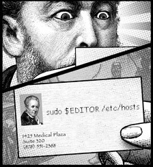 sudo editor